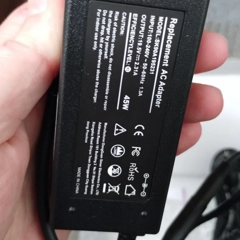 replacement ac adapter sk90a195231